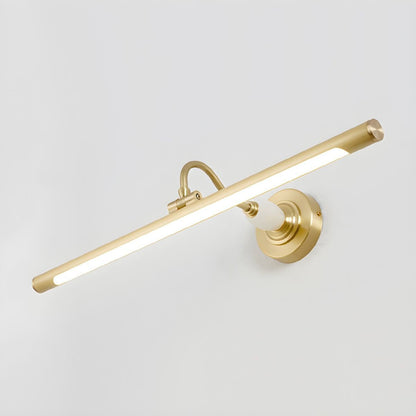 Archer Art Linear Wall Light | Antique Gold Finish | Various Sizes