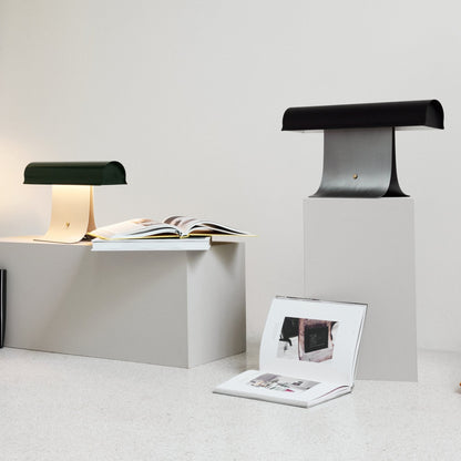 Archive Table Lamp | Metal & Stainless Steel | Black Shade