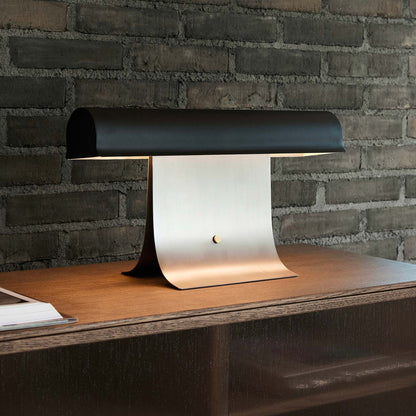 Archive Table Lamp | Metal & Stainless Steel | Black Shade