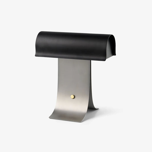 Archive Table Lamp | Metal & Stainless Steel | Black Shade