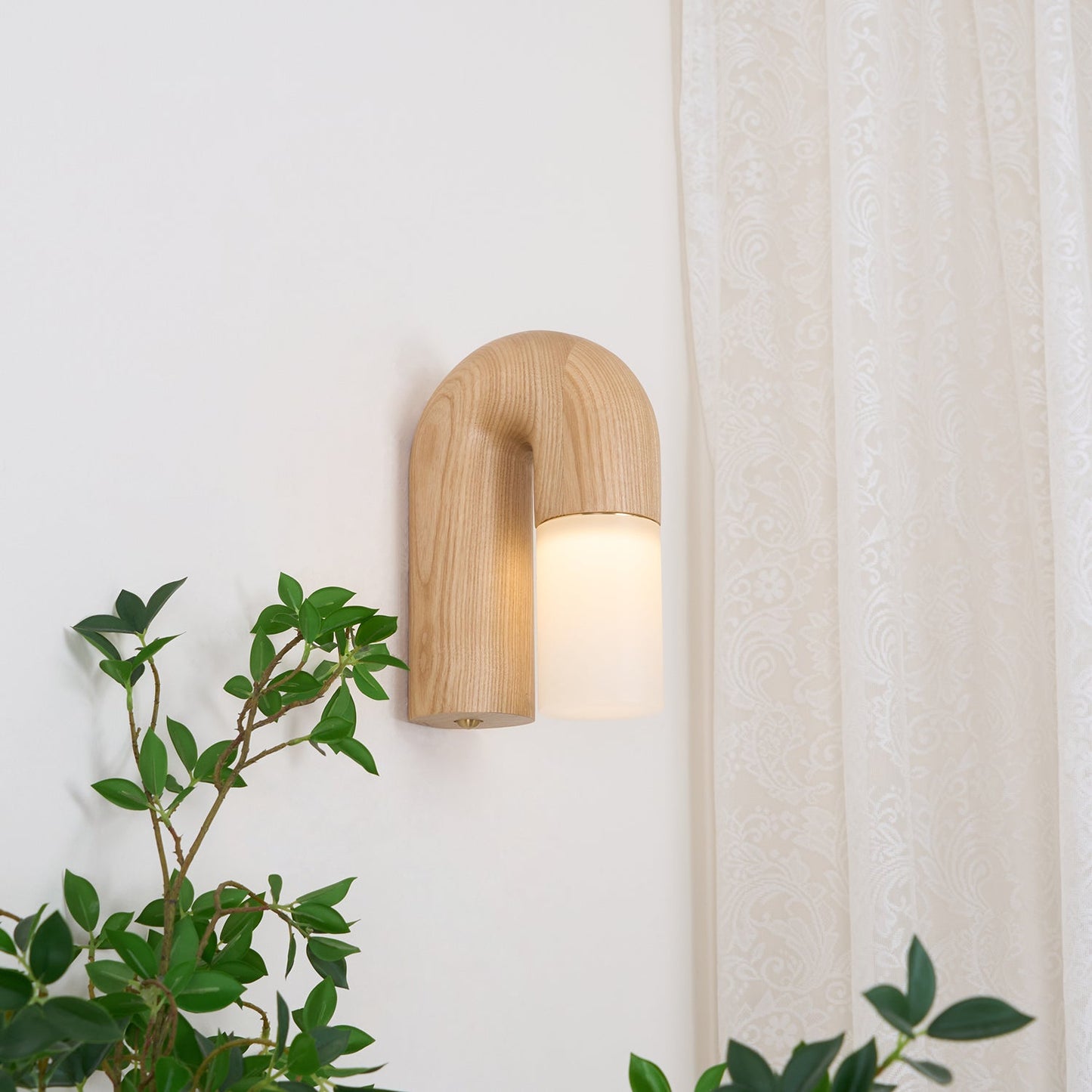Arcus Wood Wall Lamp | Wood/Metal/Acrylic | Various Finishes