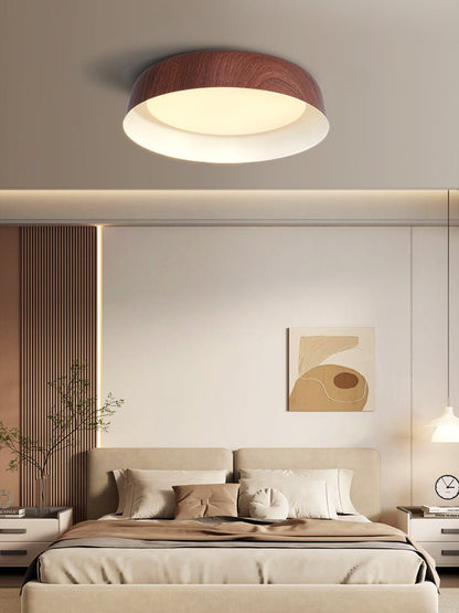 Arcwood Ceiling Light | Wood Grain Finish | Black, White, Walnut