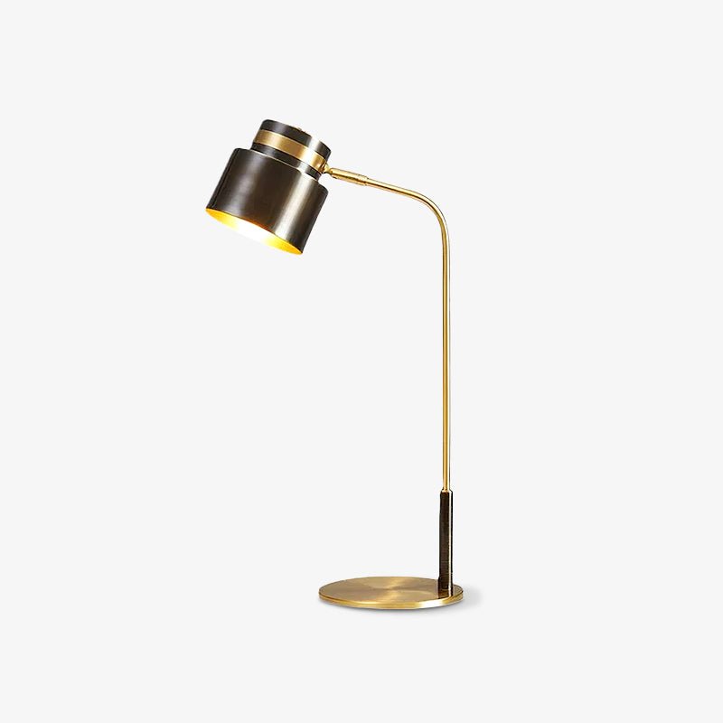 Ari Table Lamp | Brass & Black Metal | LED/Edison Bulb