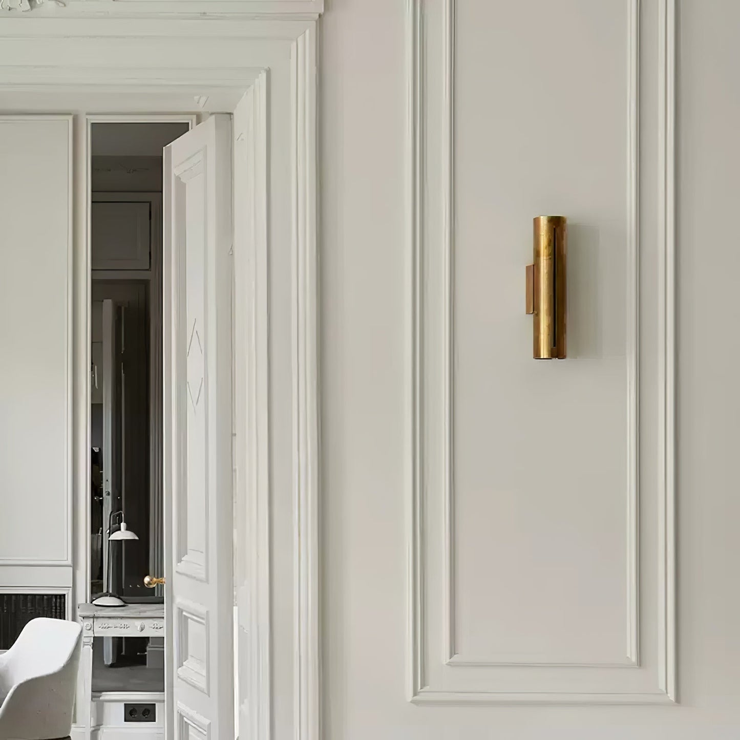 Aria Cylinder Wall Light | Brass | Red Bronze/Bronze