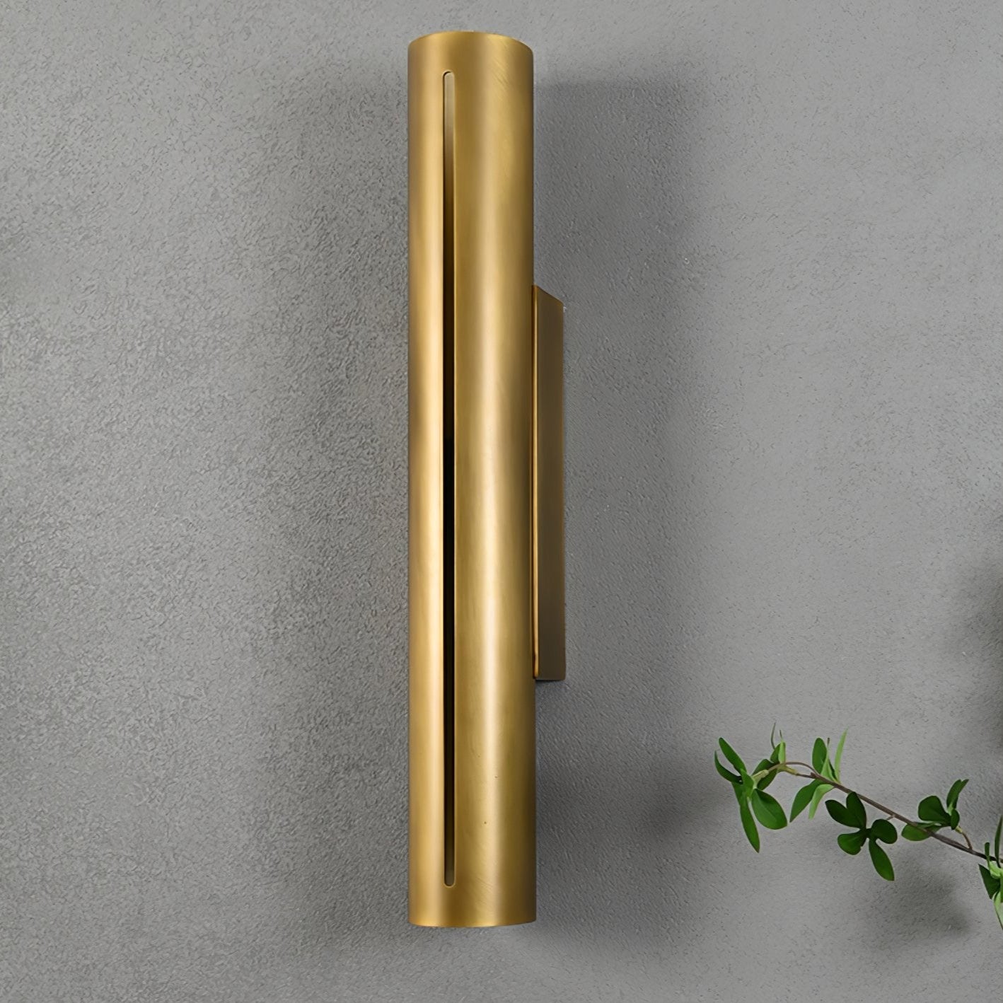 Aria Cylinder Wall Light | Brass | Red Bronze/Bronze