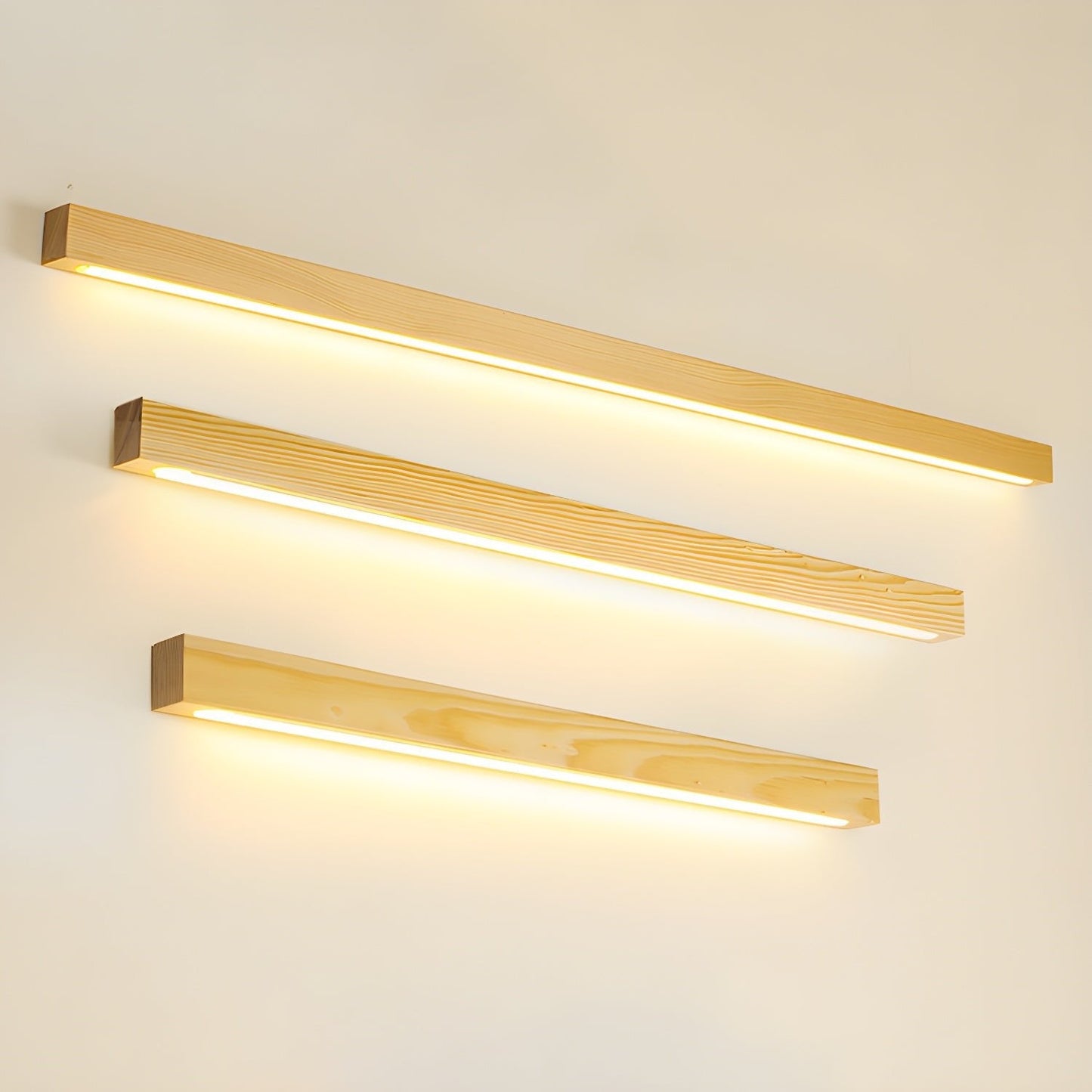 Wood Wall Light | Integrated LED | Walnut or Wood Color