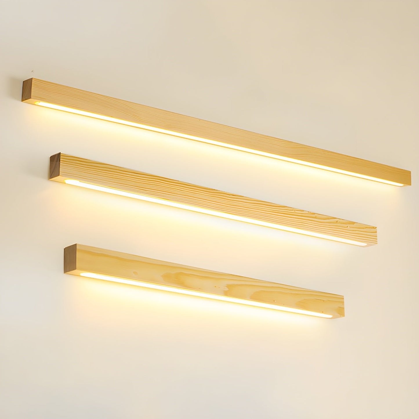 Wood Wall Light | Integrated LED | Walnut or Wood Color