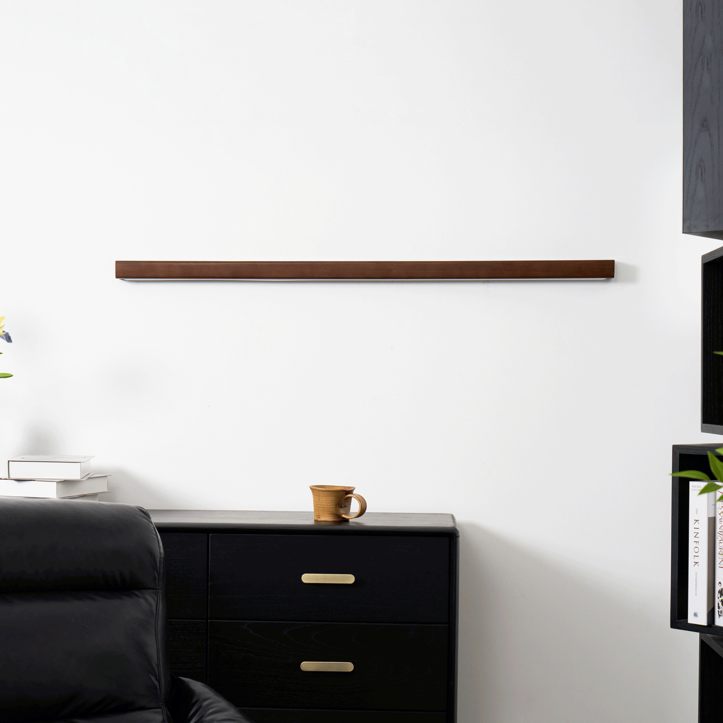Wood Wall Light | Integrated LED | Walnut or Wood Color