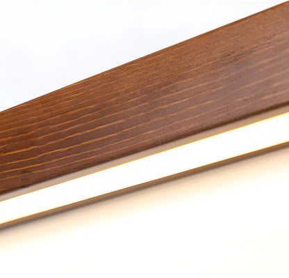 Wood Wall Light | Integrated LED | Walnut or Wood Color