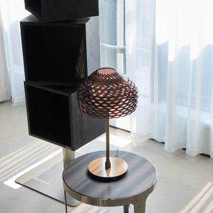 Armadillo Table Lamp | Metal & Plastic | White or Brown