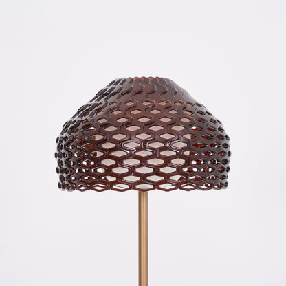 Armadillo Table Lamp | Metal & Plastic | White or Brown