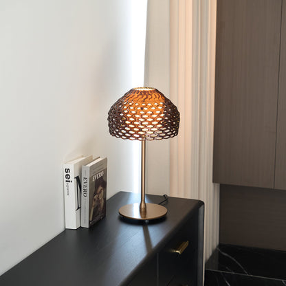 Armadillo Table Lamp | Metal & Plastic | White or Brown