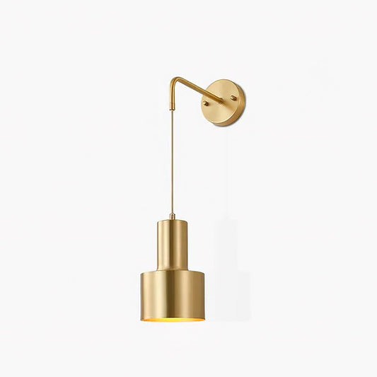 Arne Wall Light | Metal & Brass | Gold & Black