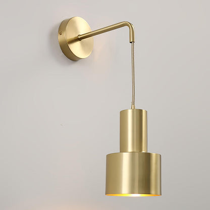 Arne Wall Light | Metal & Brass | Gold & Black