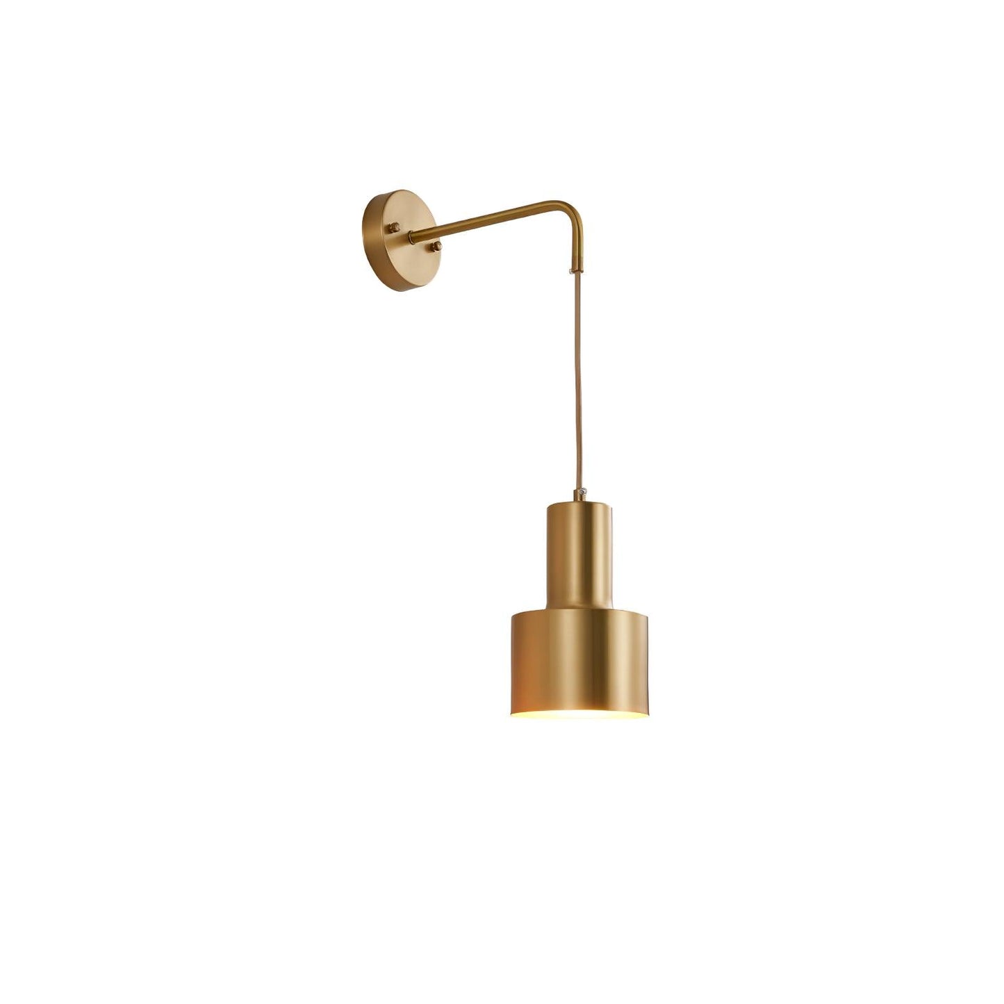 Arne Wall Light | Metal & Brass | Gold & Black