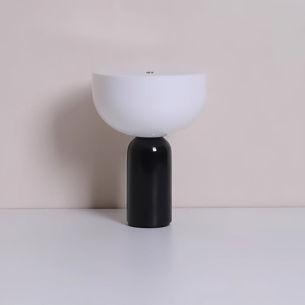 Arno Sphere Marble Table Lamp | Marble/Metal/Acrylic | White Shade