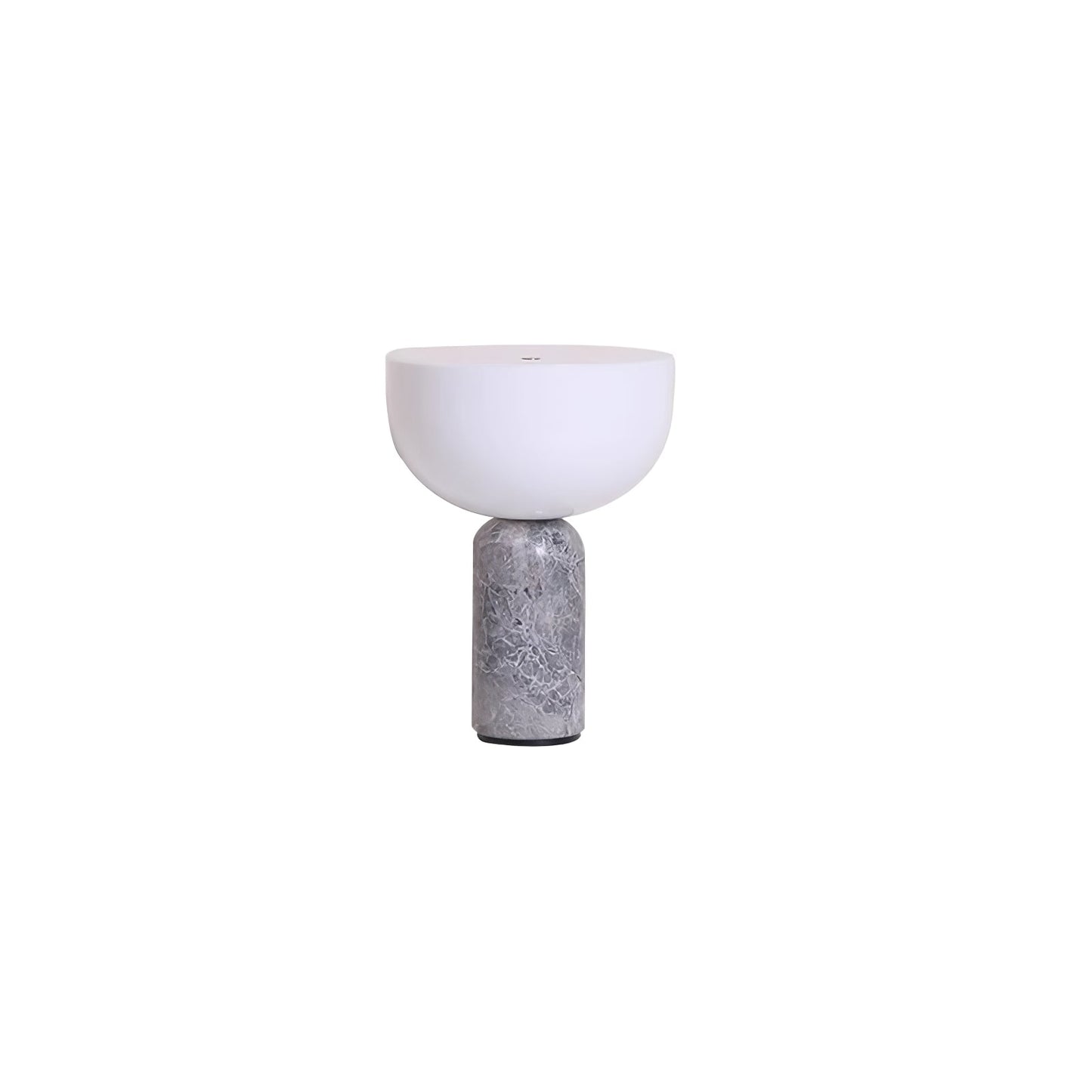 Arno Sphere Marble Table Lamp | Marble/Metal/Acrylic | White Shade