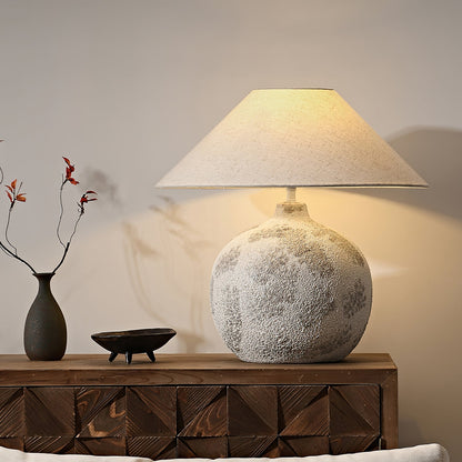 Arosa Table Lamp | Ceramic Base | Beige Shade