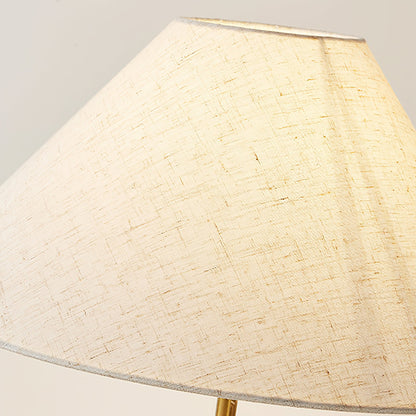 Arouca Table Lamp | Walnut Wood Base | White Shade