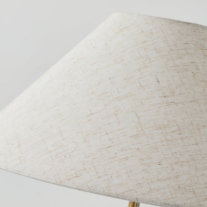 Arouca Table Lamp | Walnut Wood Base | White Shade