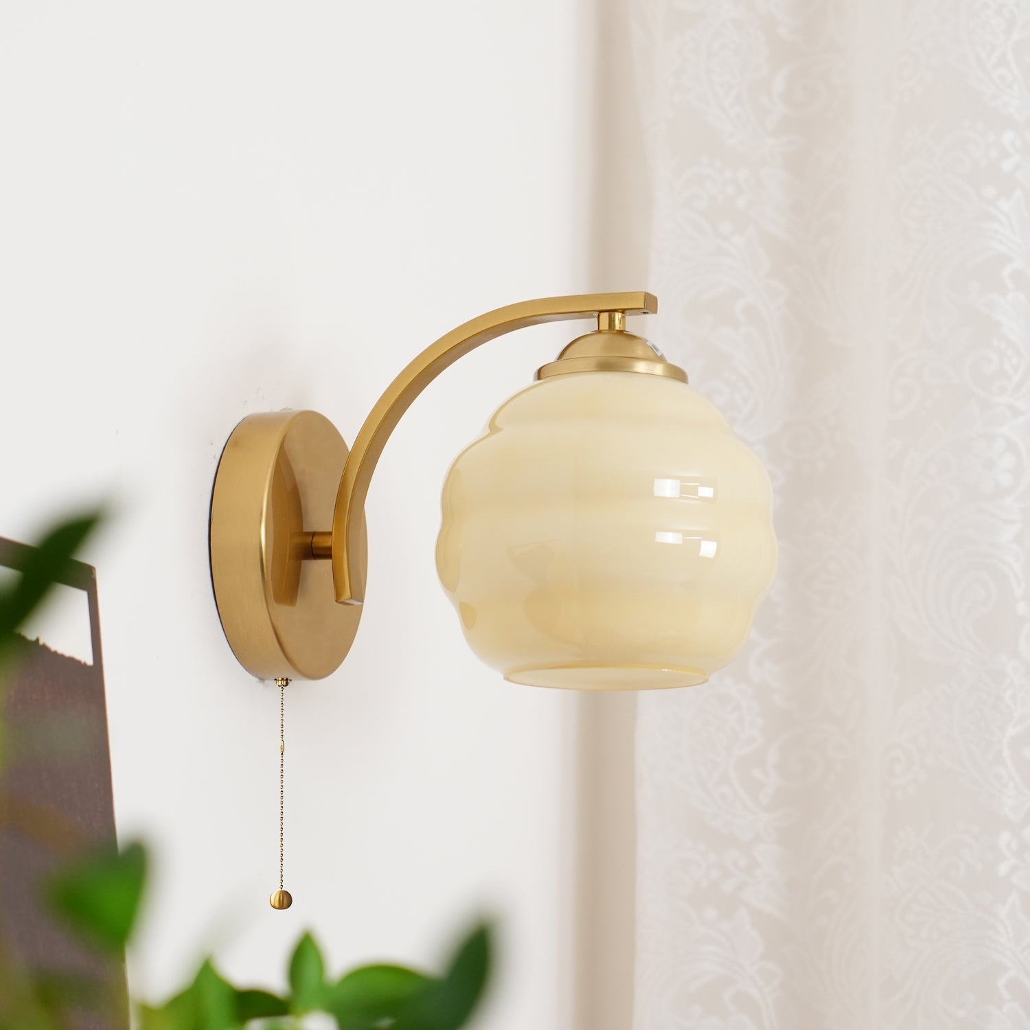 Gatsby Wall Lamp | Art Deco Design | Gold or Chrome Finish