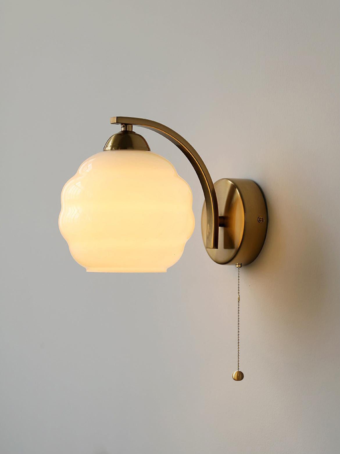 Gatsby Wall Lamp | Art Deco Design | Gold or Chrome Finish