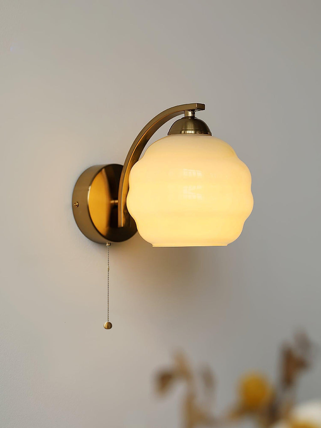Gatsby Wall Lamp | Art Deco Design | Gold or Chrome Finish