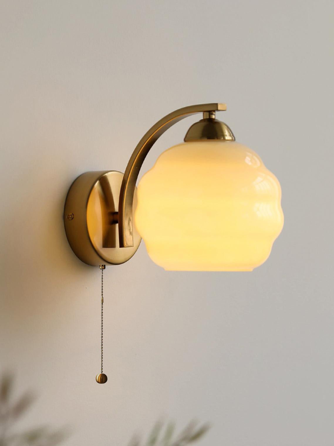 Gatsby Wall Lamp | Art Deco Design | Gold or Chrome Finish