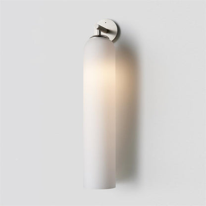 Art Glass Wall Sconce | Metal & Glass | 48cm Height, Multiple Finishes