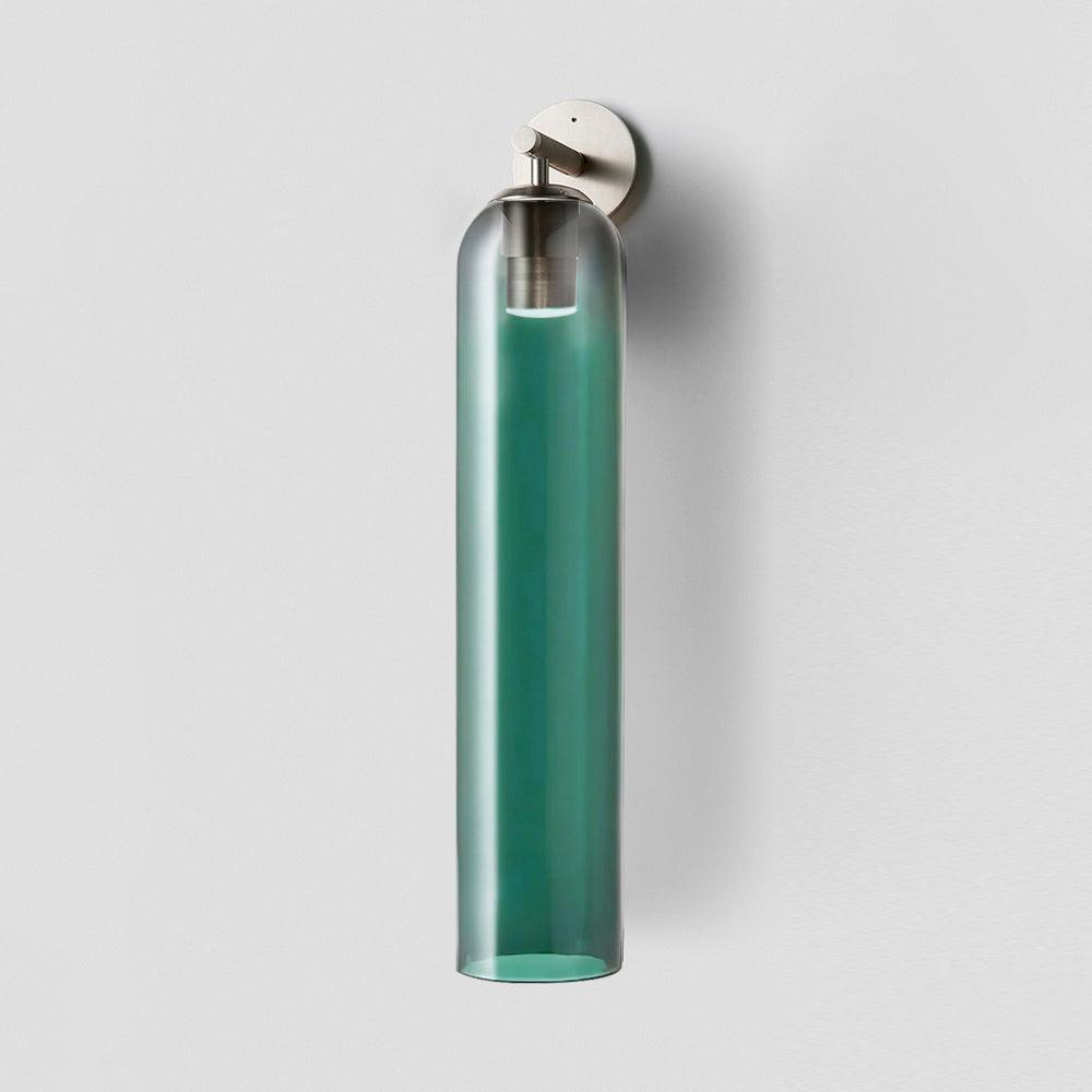 Art Glass Wall Sconce | Metal & Glass | 48cm Height, Multiple Finishes