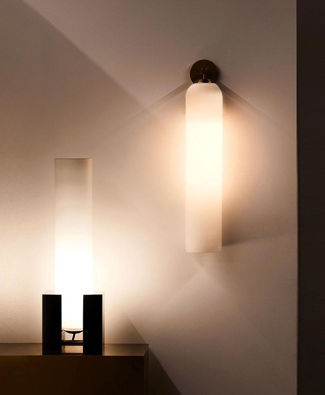 Art Glass Wall Sconce | Metal & Glass | 48cm Height, Multiple Finishes