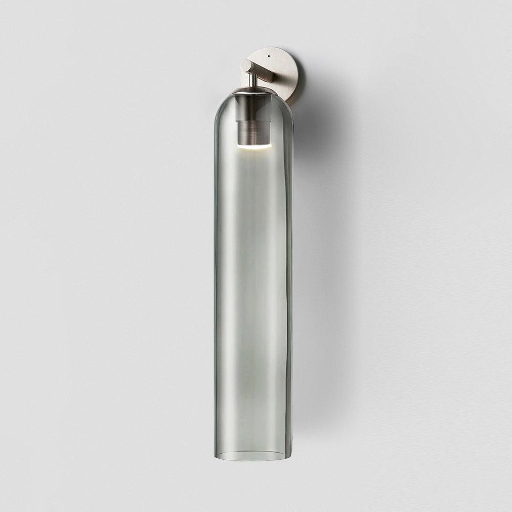 Art Glass Wall Sconce | Metal & Glass | 48cm Height, Multiple Finishes