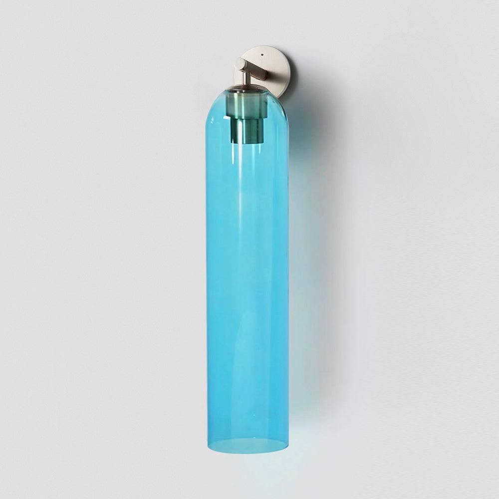 Art Glass Wall Sconce | Metal & Glass | 48cm Height, Multiple Finishes