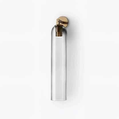 Art Glass Wall Sconce | Metal & Glass | 48cm Height, Multiple Finishes