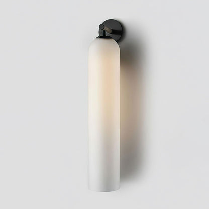 Art Glass Wall Sconce | Metal & Glass | 48cm Height, Multiple Finishes