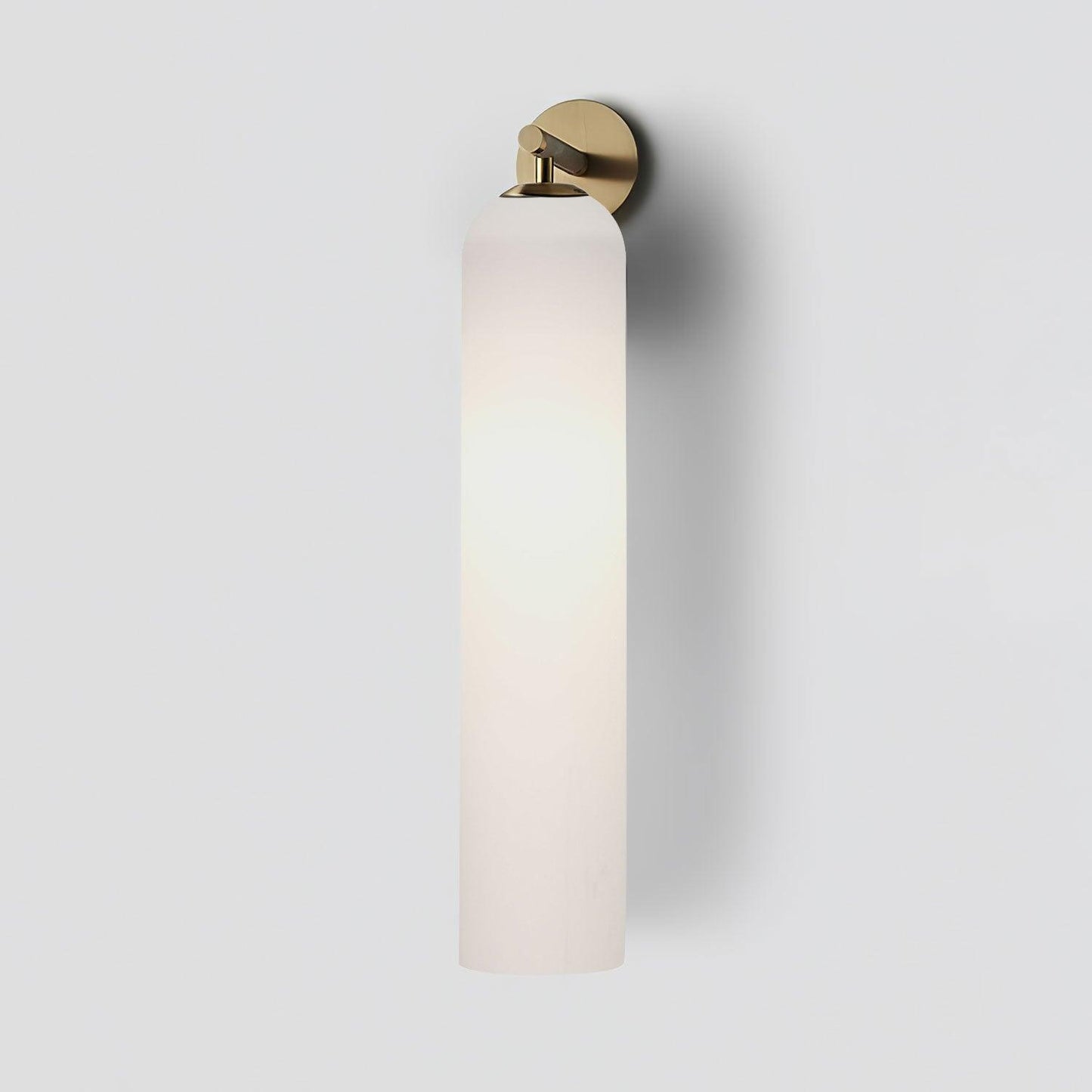 Art Glass Wall Sconce | Metal & Glass | 48cm Height, Multiple Finishes