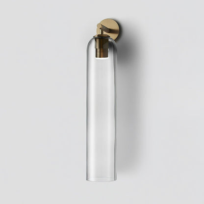 Art Glass Wall Sconce | Metal & Glass | 48cm Height, Multiple Finishes