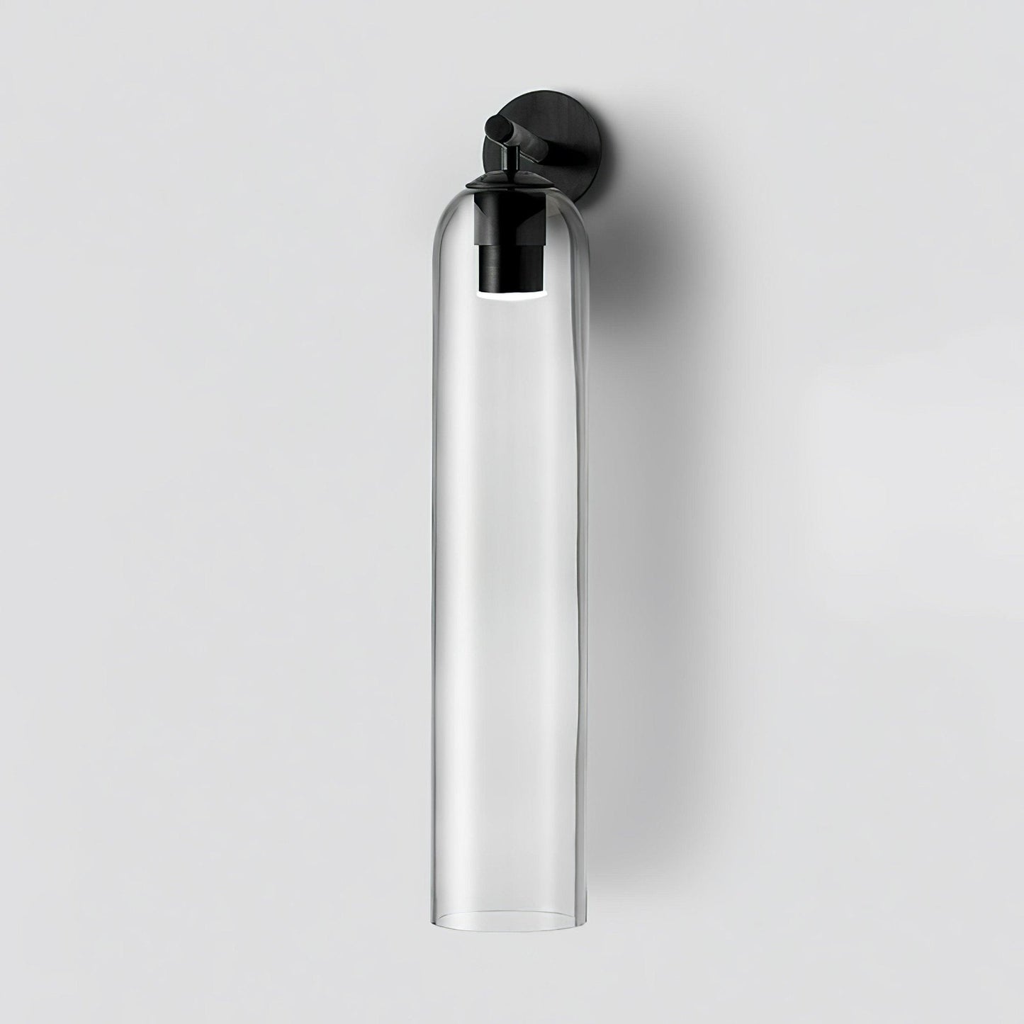 Art Glass Wall Sconce | Metal & Glass | 48cm Height, Multiple Finishes