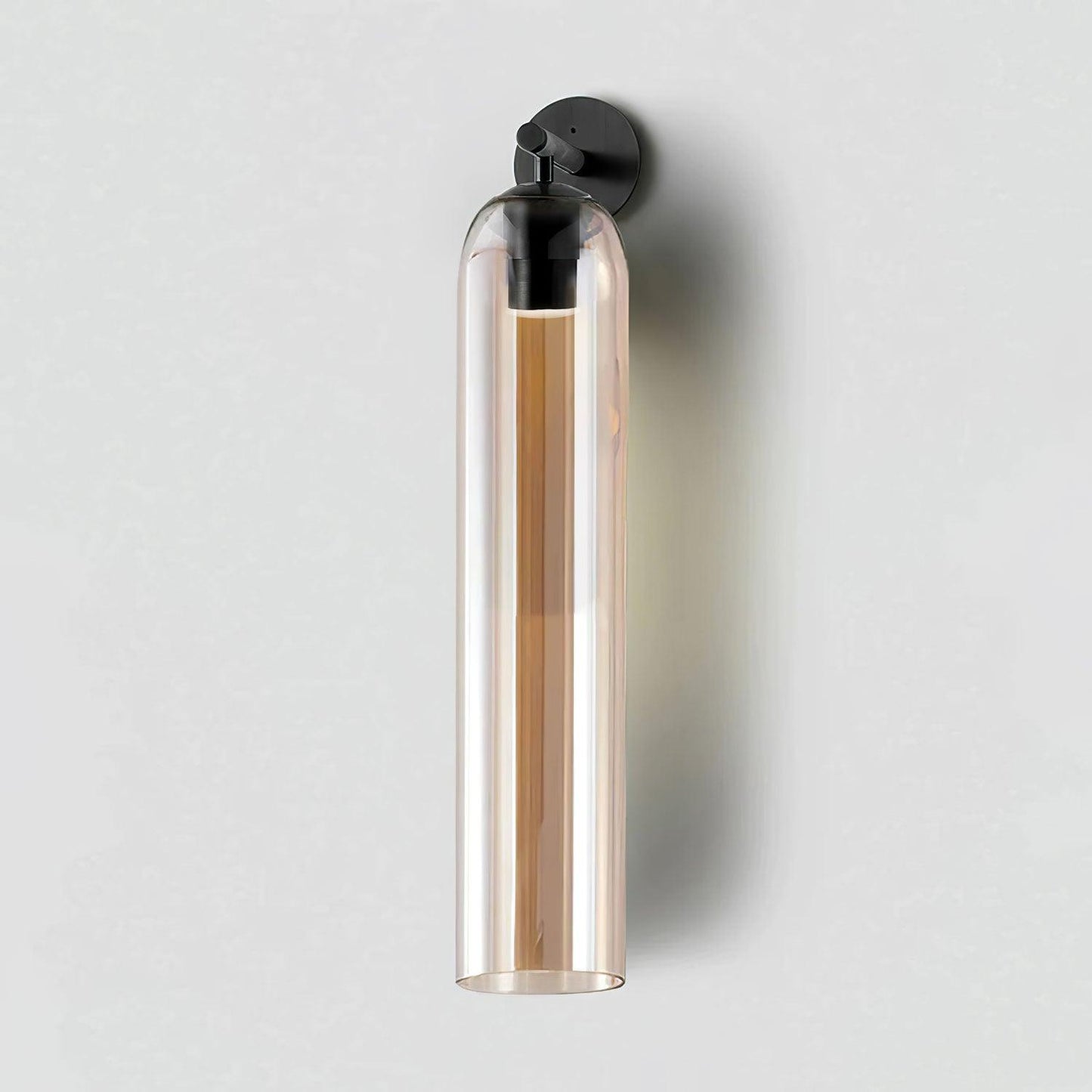 Art Glass Wall Sconce | Metal & Glass | 48cm Height, Multiple Finishes