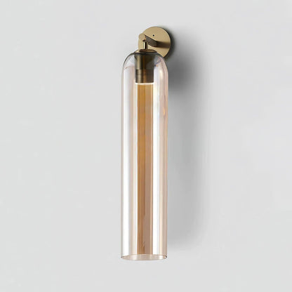 Art Glass Wall Sconce | Metal & Glass | 48cm Height, Multiple Finishes