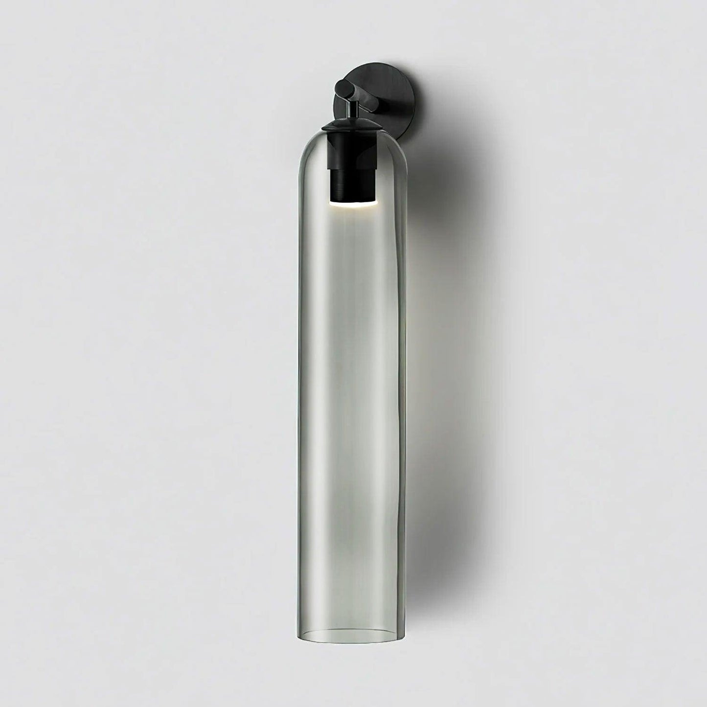 Art Glass Wall Sconce | Metal & Glass | 48cm Height, Multiple Finishes