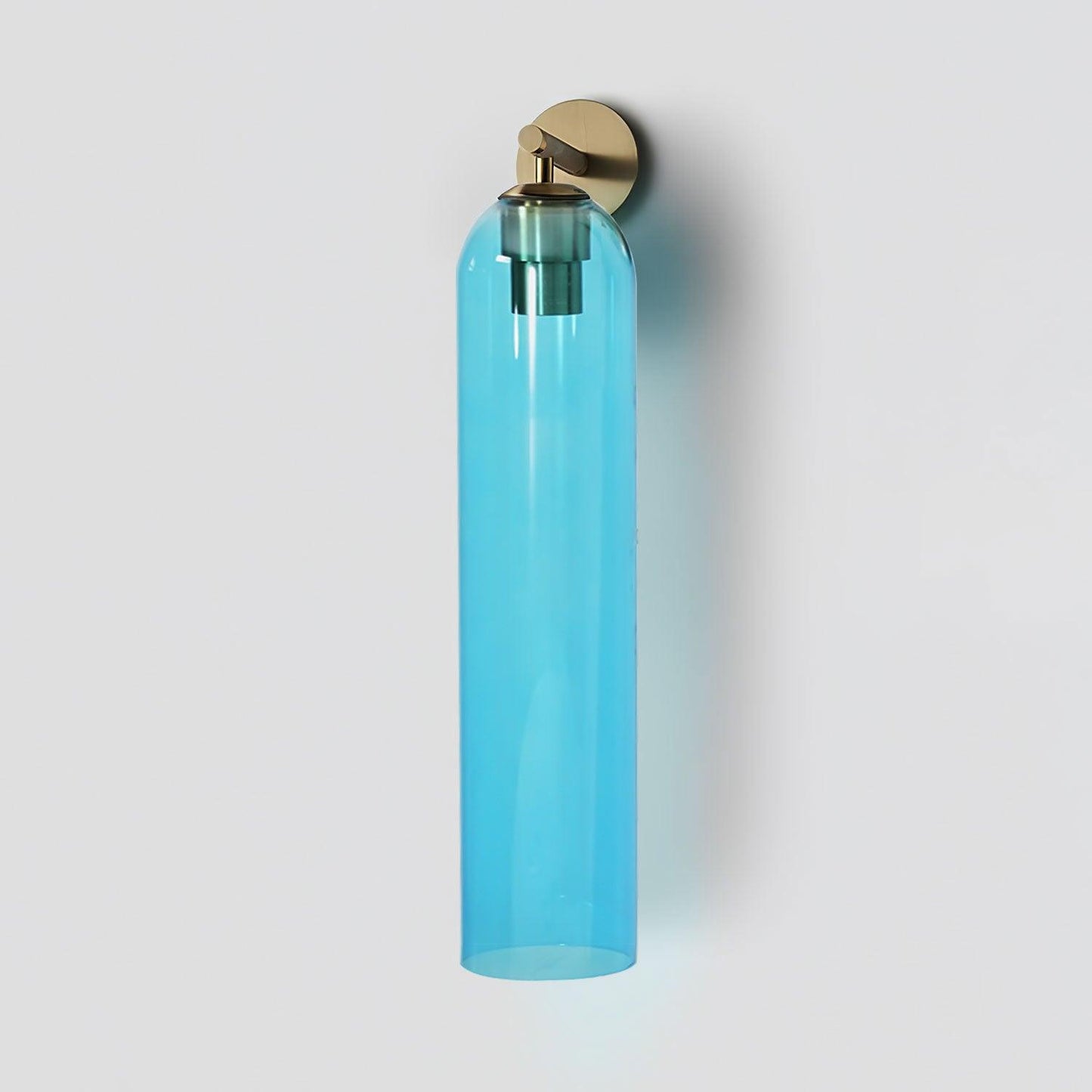 Art Glass Wall Sconce | Metal & Glass | 48cm Height, Multiple Finishes