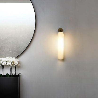 Art Glass Wall Sconce | Metal & Glass | 48cm Height, Multiple Finishes