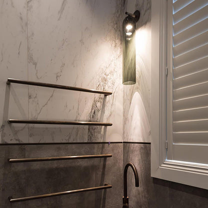 Art Glass Wall Sconce | Metal & Glass | 48cm Height, Multiple Finishes