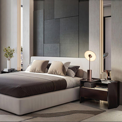 Sisifo Table Lamp | Stainless Steel & Acrylic | Rose Gold