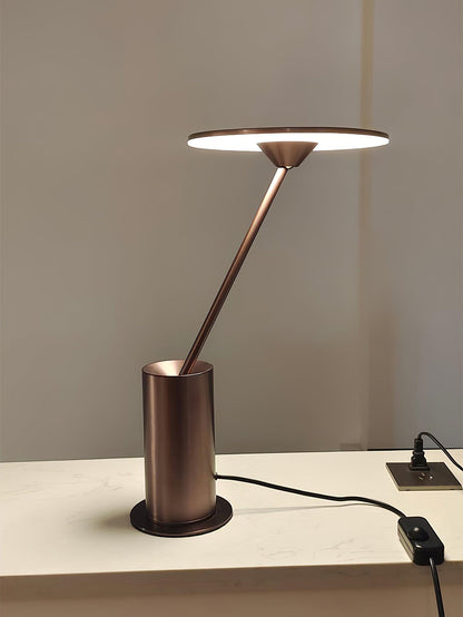 Sisifo Table Lamp | Stainless Steel & Acrylic | Rose Gold