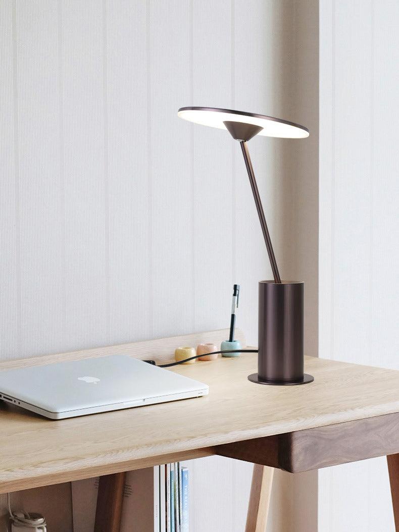 Sisifo Table Lamp | Stainless Steel & Acrylic | Rose Gold