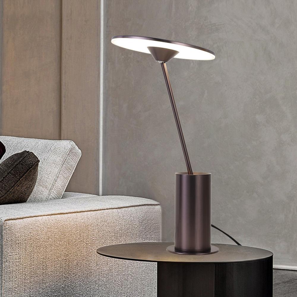 Sisifo Table Lamp | Stainless Steel & Acrylic | Rose Gold