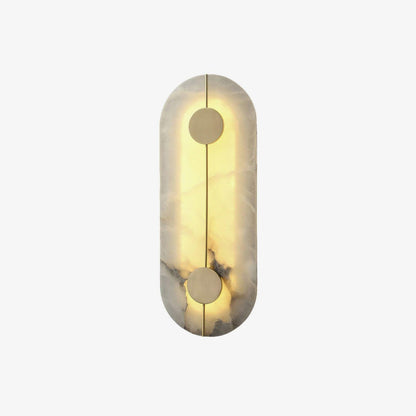 Artistic Wall Lamp | Alabaster & Brass | Set of 2