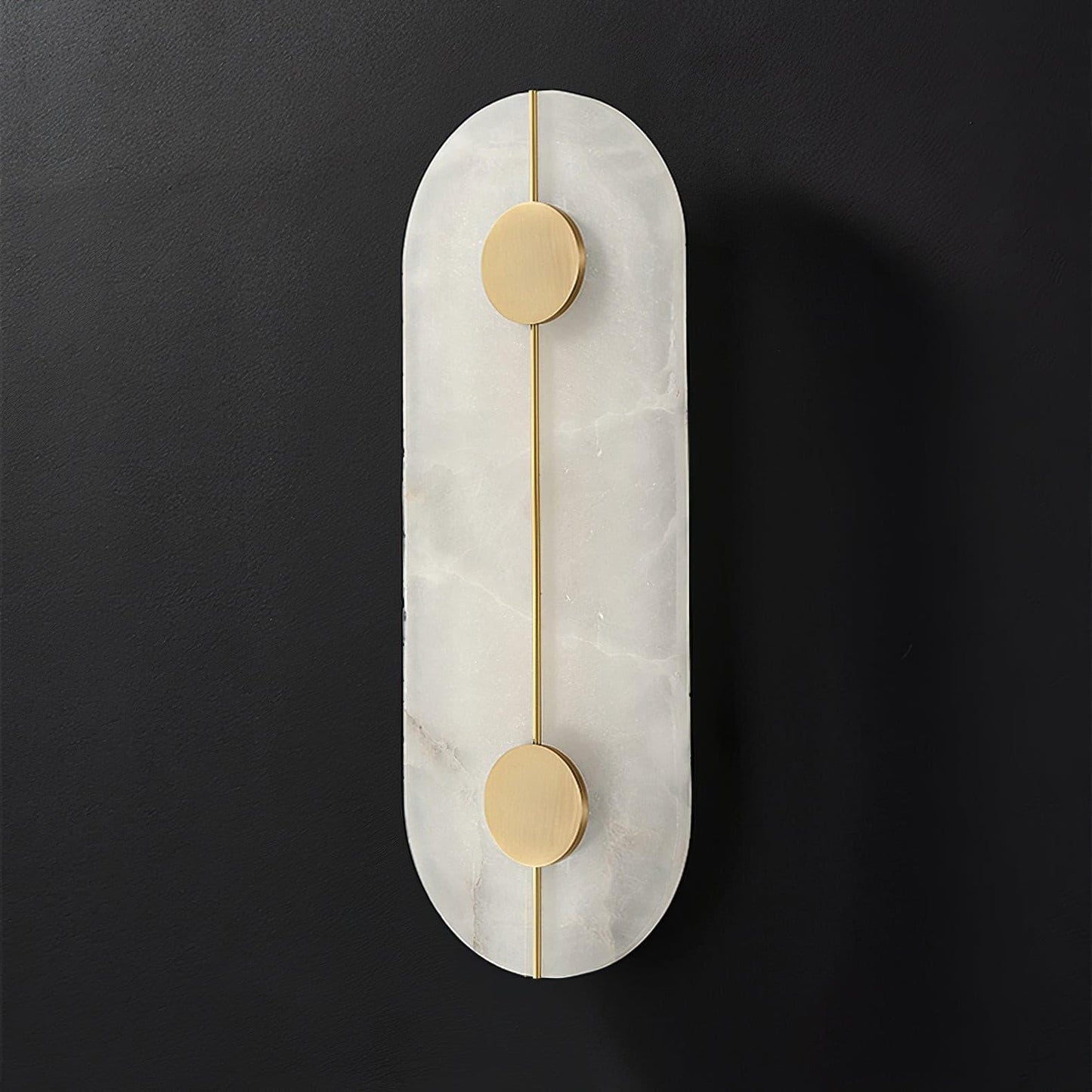 Artistic Wall Lamp | Alabaster & Brass | Set of 2